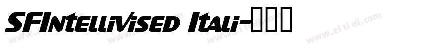 SFIntellivised Itali字体转换